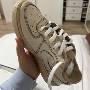 Nike Air Force 1 coffee dyed size 7 used good condition
